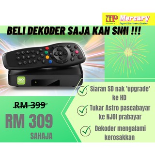 Njoi Hd Box Set Prepaid Satellite Tv Decoder Smart Card Outdoor Unit Shopee Malaysia