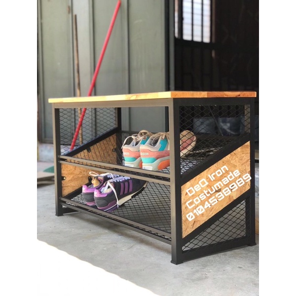 Rak Kasut Moden Bertingkat | Shopee Malaysia