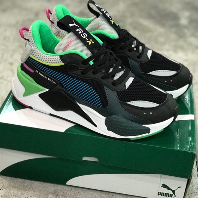 puma rsx green