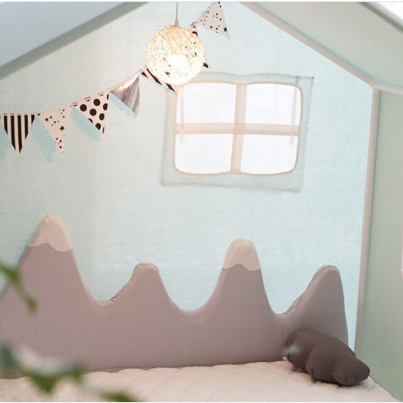 Baby Bed Bumper Cushion Crib Bedding Mountain Protection Pad Newborn