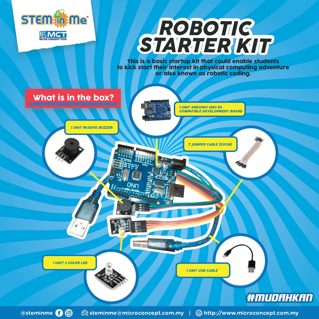 Arduino: Robotic Starter Kit | Shopee Malaysia