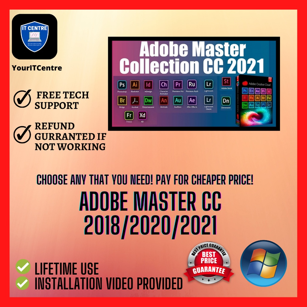 2021 adobe collection cc Adobe Master