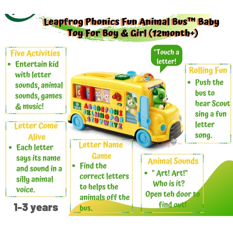 leapfrog animal bus