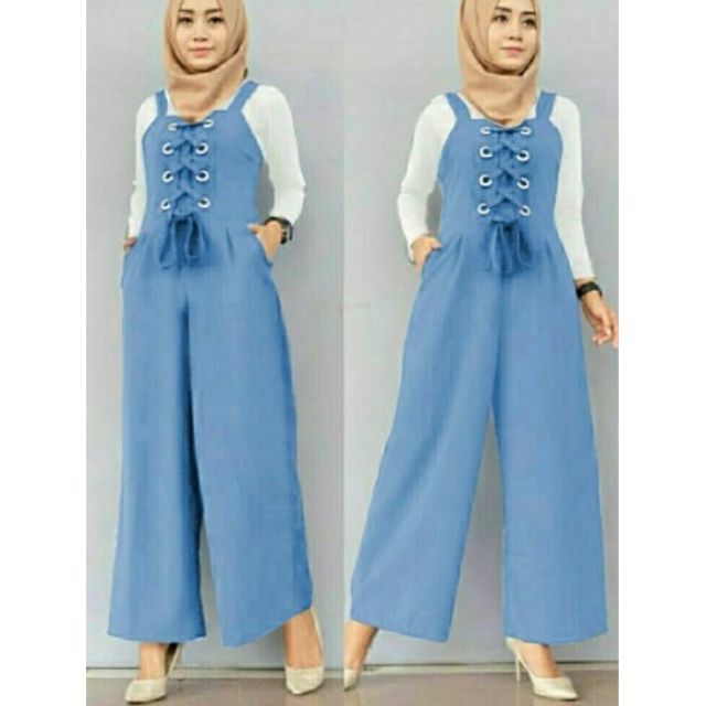 line and dot jumpsuit
