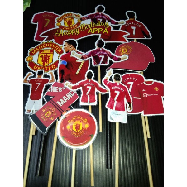 Buy Cake Topper Manchester United " Ronaldo with number 7" SeeTracker