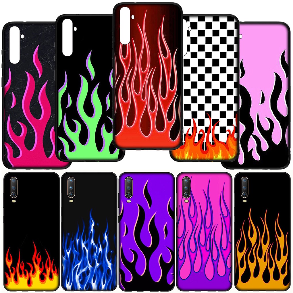 Cover Xiaomi Redmi Note 9 Pro 9C 9S 9Pro Note9 Silicone Soft Casing POP HA33 Flame art Wildflower wild flower Phone Case