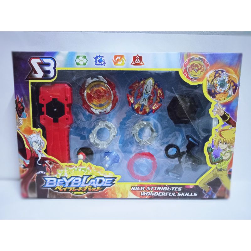 Beyblade Burst Turbo Set Revive Phoenix and Buster Xcalibur (SB