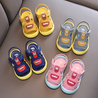 Summer Soft Sole Antiskid Sandals Baotou Boys and Girls Baby Sandals Antiskid Baby Shoes