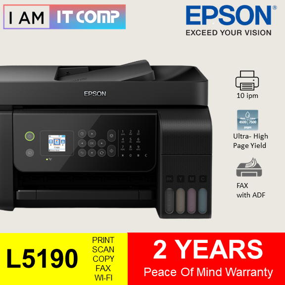 Epson L5190 Wi Fi All In One Ink Tank Printer With Adf Beecost 5018