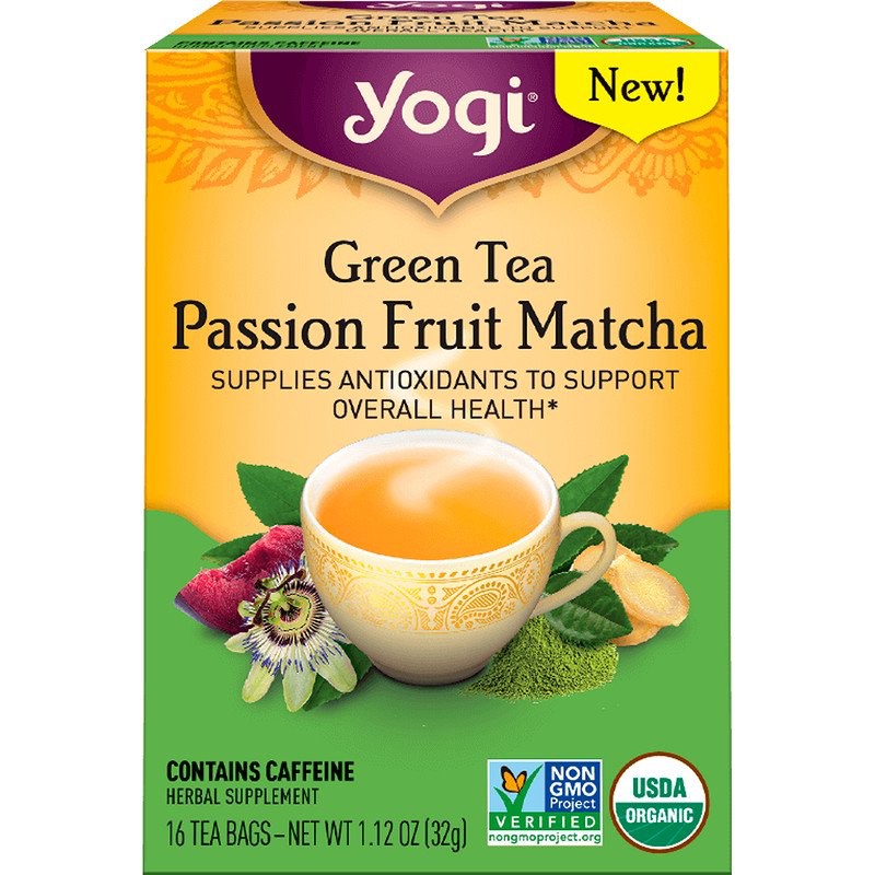 Yogi Tea Green Tea Passion Fruit Matcha (16 Teabags) | Shopee Malaysia