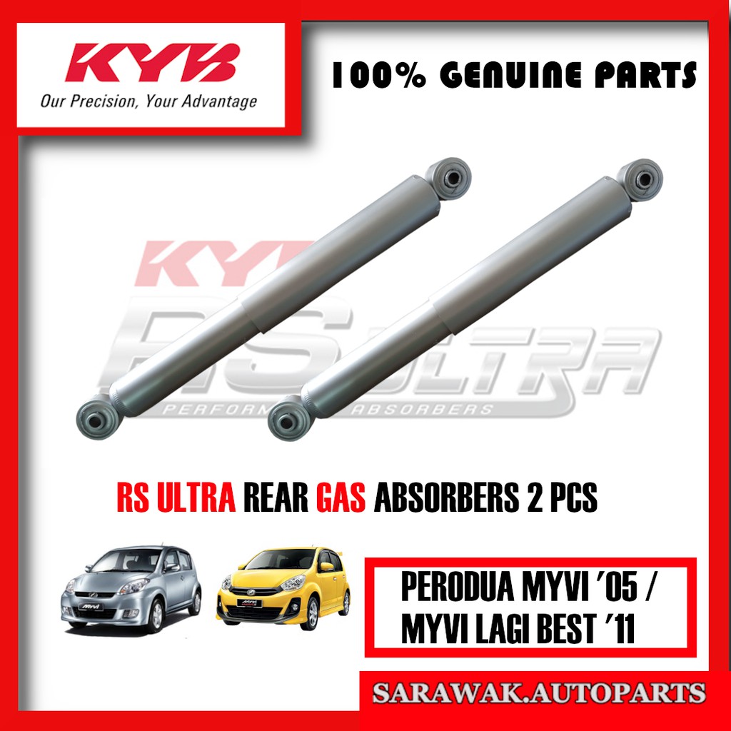 KYB RS Ultra Perodua Myvi 2005 / Myvi Lagi Best 2011 Rear Gas Absorber ...