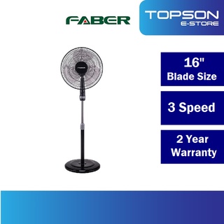 Midea 16 Inch 3 Speed Stand Fan Mf 16fs10n With 3 Blades Kipas Berdiri Hitec Htf Sf162 Faber Shopee Malaysia