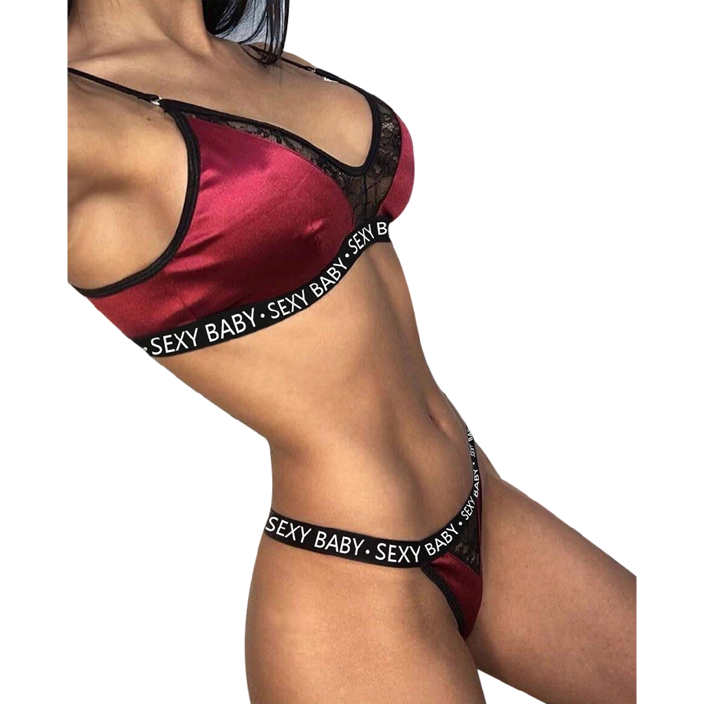 sports bra and thong set