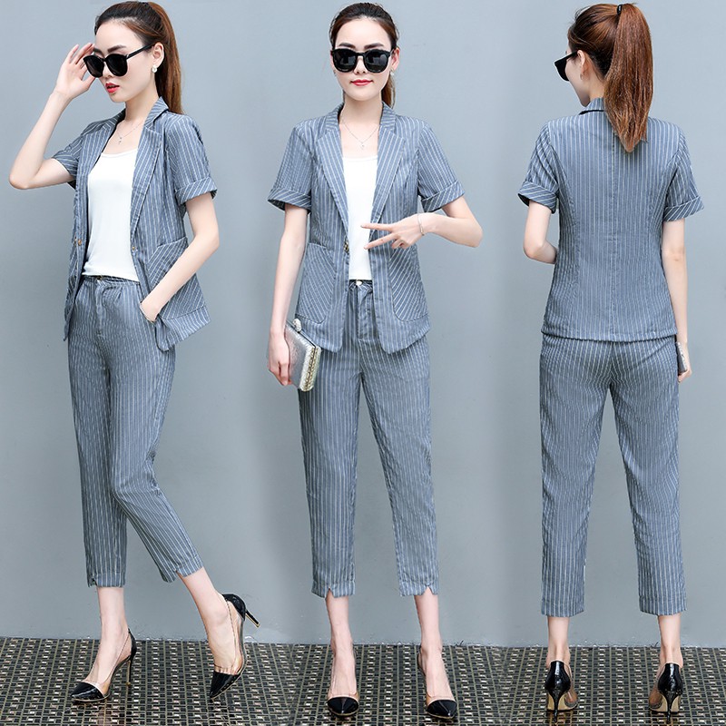 cropped trouser suits ladies