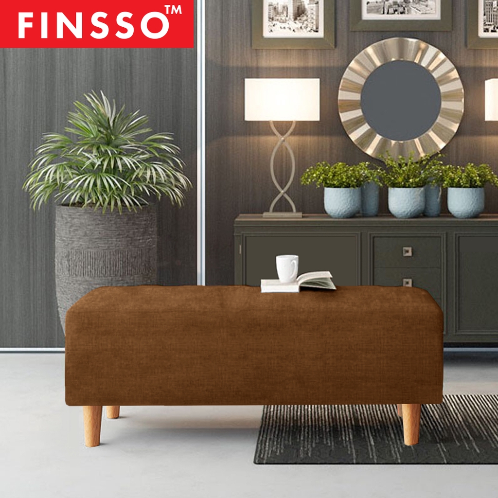 FINSSO: Simple and Domain Designer Ottoman Sofa Bench Stool