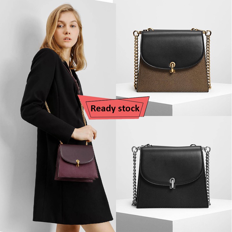 charles and keith turn lock crossbody bag