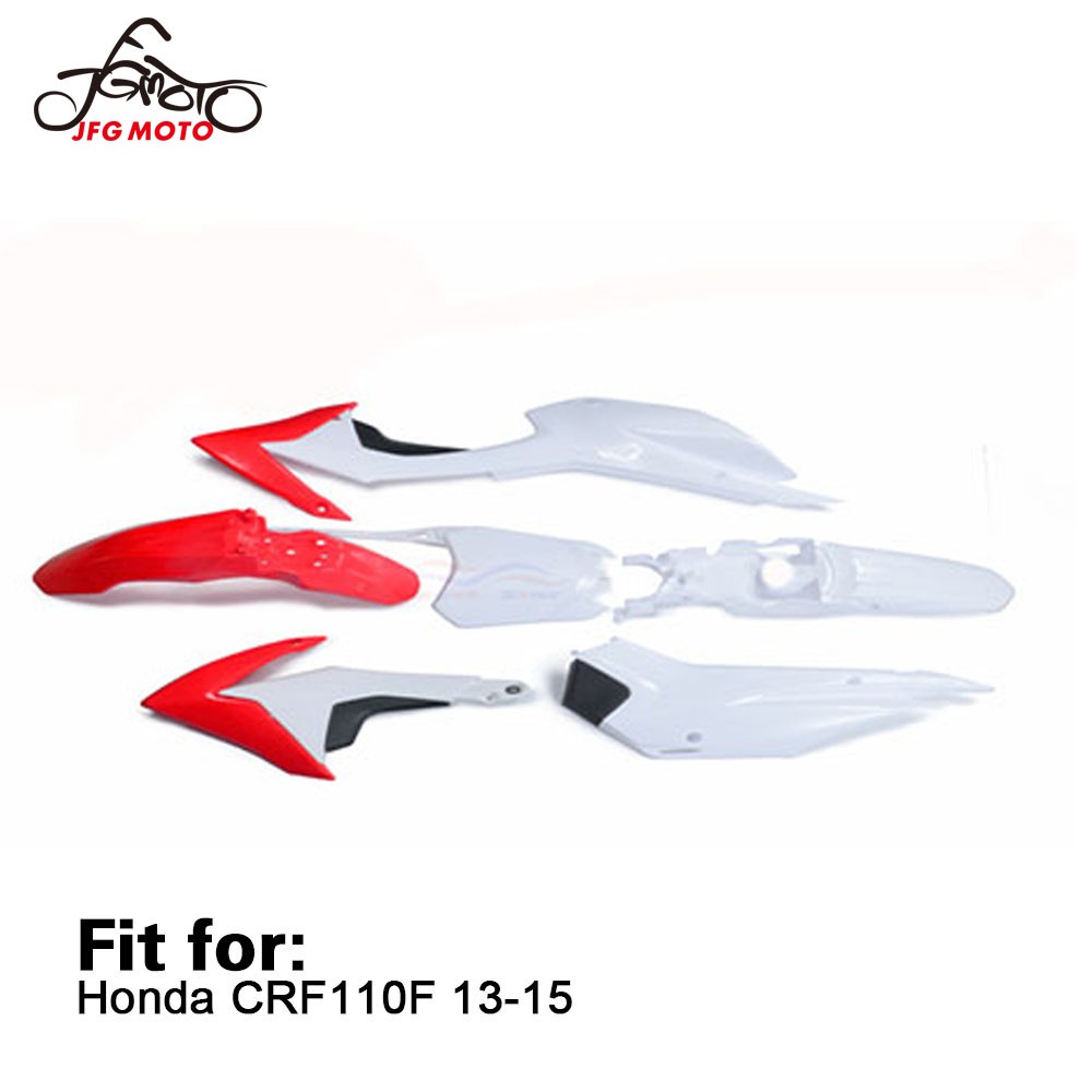 Motorcycle Plastic Body Kit Fairing Mudguard For HONDA CRF110F 2013 2014 2015