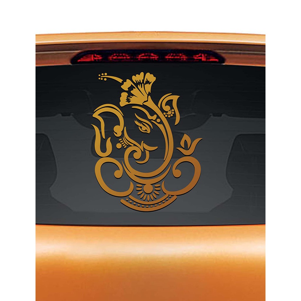 Car Stickers Ganesha Reflective Vinyl/ Vinayagar car sticker for window