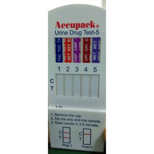 Accupack 5 In 1 Drugs Of Abuses Urine Test 1 Test Drug Test Shopee Malaysia