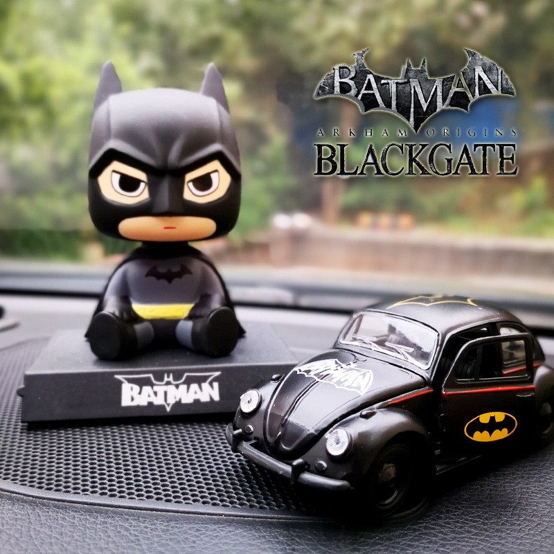 HOT NEW Superman Batman Car Dolls Head Shaking Model Car Ornaments Phone  Holder Dashboard Decoration | Shopee Malaysia