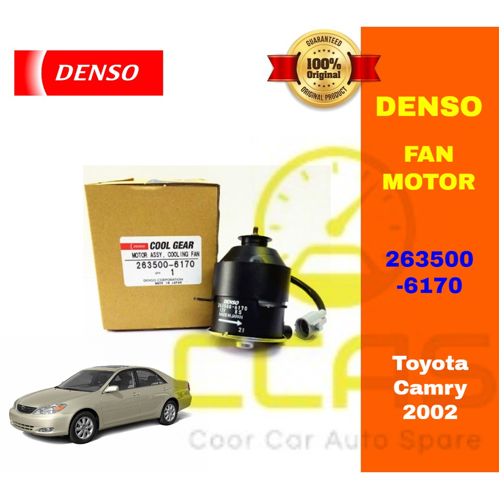 Denso Radiator Fan Motor with wire 2635006170 Toyota Camry 2002