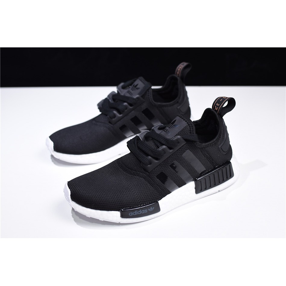 adidas nmd r1 black and white womens