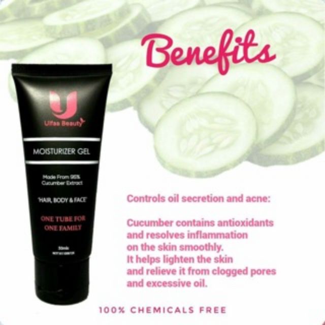 moisturizer gel cucumber extract