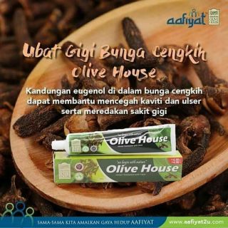 OLIVE HOUSE UBAT GIGI BUNGA CENGKIH (200g)  Shopee Malaysia