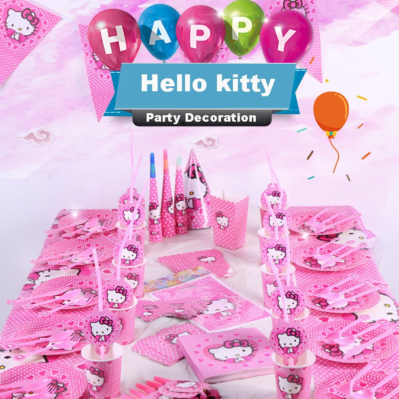 Hello Kitty Baby Birthday Party Decorations Party Supplies