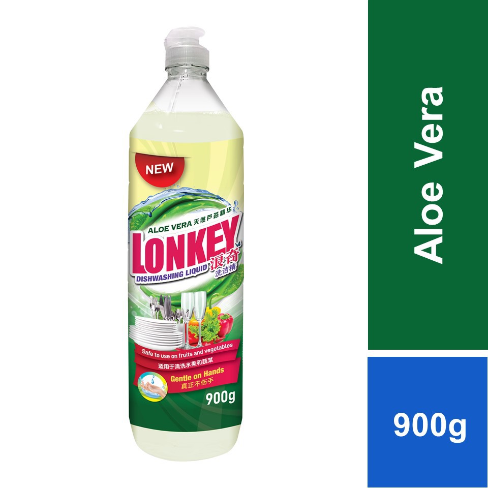 Lonkey Dishwashing Liquid Aloe Vera 900g Shopee Malaysia