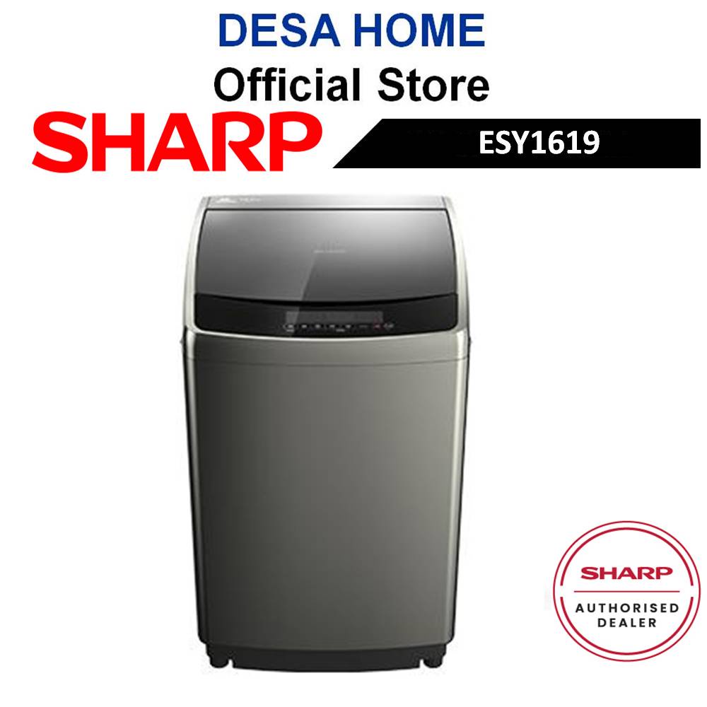 [FREE DELIVERY WITHIN KL] SHARP ESY1619  16KG INVERTER TOP LOAD WASHER