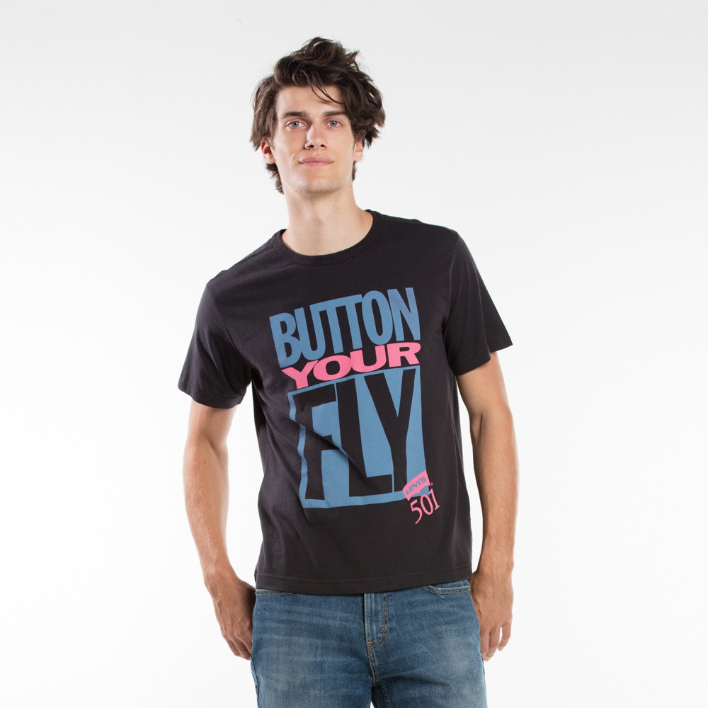Levi's Button Your Fly Tee Men 55726-0000 | Shopee Malaysia