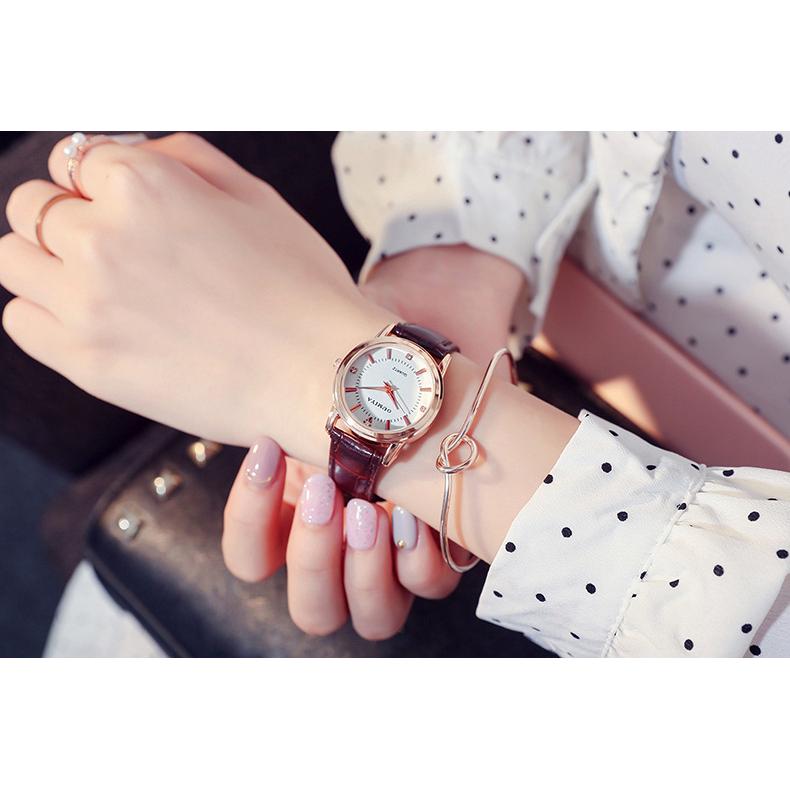 Mreurio Oumiya Quartz Leather Couple Watch Set | Shopee ...