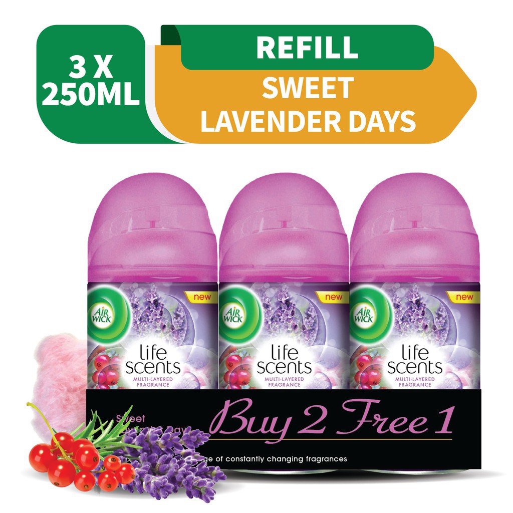 Air Wick Life Scents Freshmatic Refill (250ml) [Value Pack] Shopee