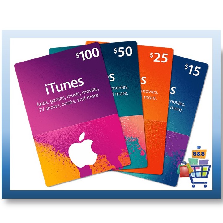 iTunes Apple Gift Cards (US) USD10, USD15, USD25 | Shopee ...