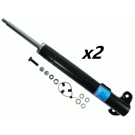 For Mercedes 200 200D 220 250 1968 Pair Rear KYB Gas-A-Just Shocks Struts