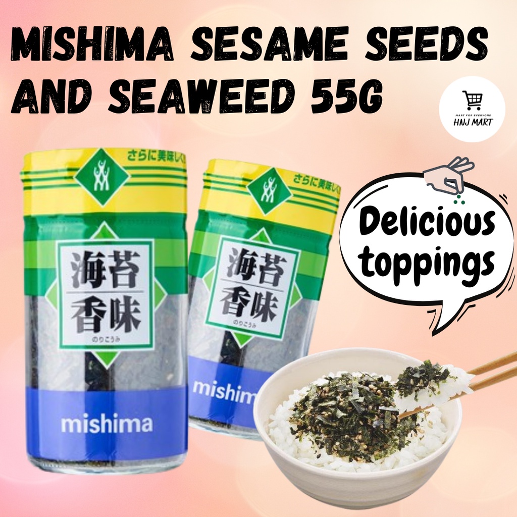 Japan Mishima Sesame & Seaweed Rice Seasoning 55g Furikake Rice Topping