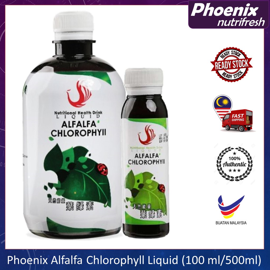 Buy Phoenix Alfalfa Chlorophyll Liquids 凤凰叶绿素 100ml 500ml Seetracker Malaysia