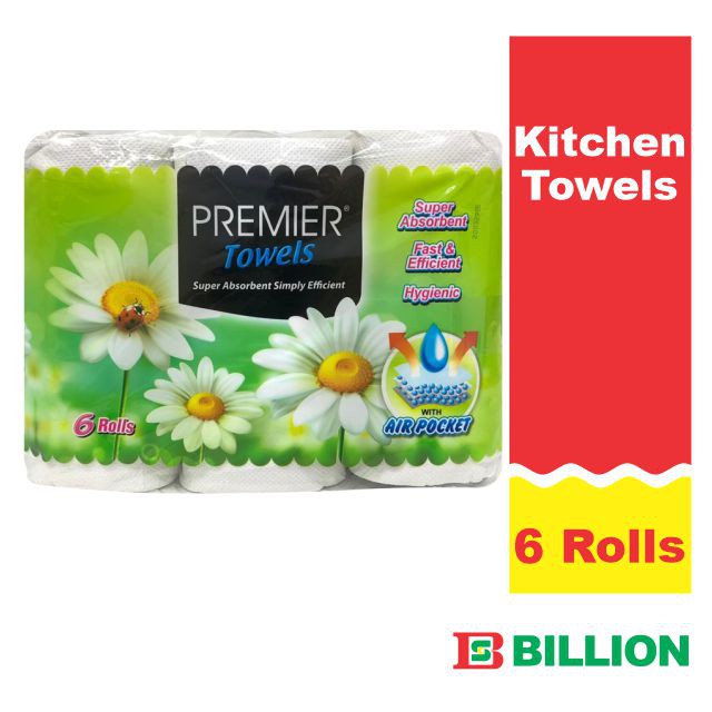 Premier Kitchen Towels 6 Rolls Shopee Malaysia