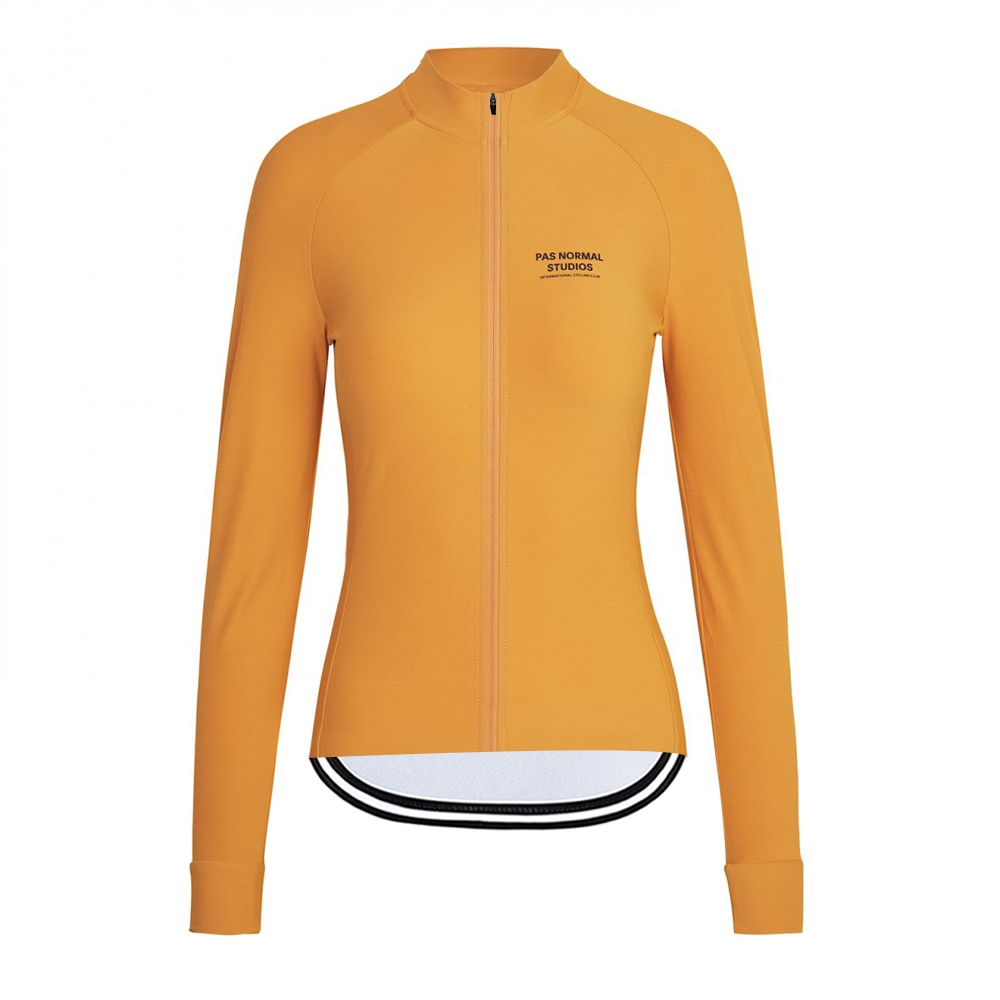 womens orange cycling jersey