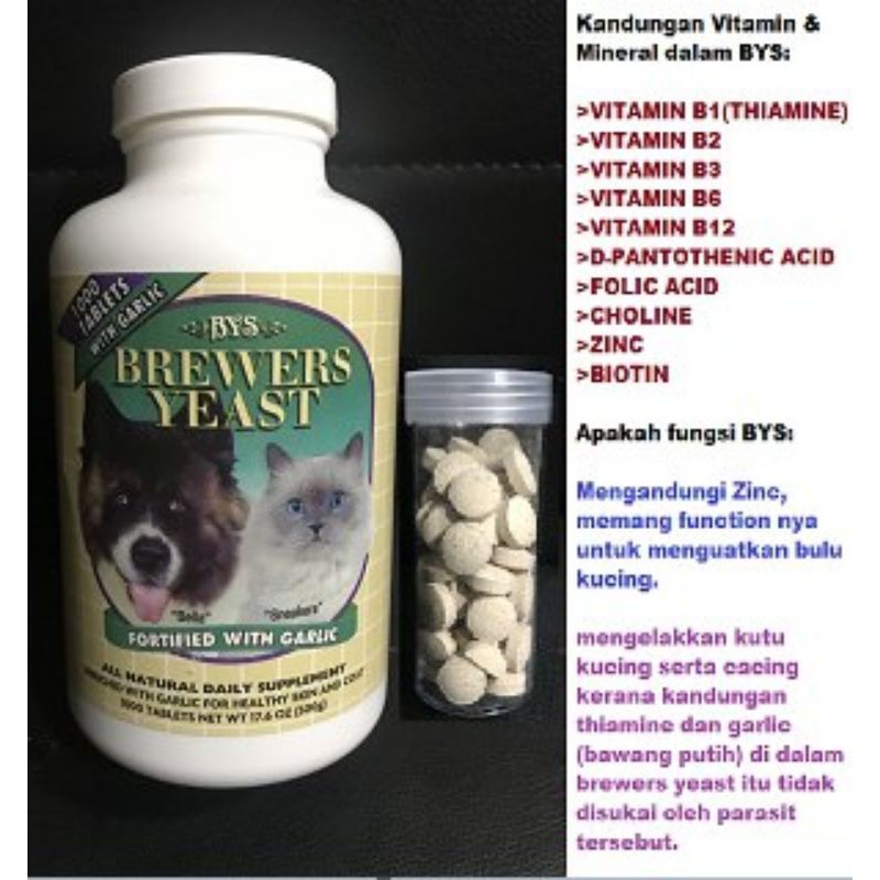 Buy brewer yeast untuk bulu gebu dan gemukkan kucing  SeeTracker 