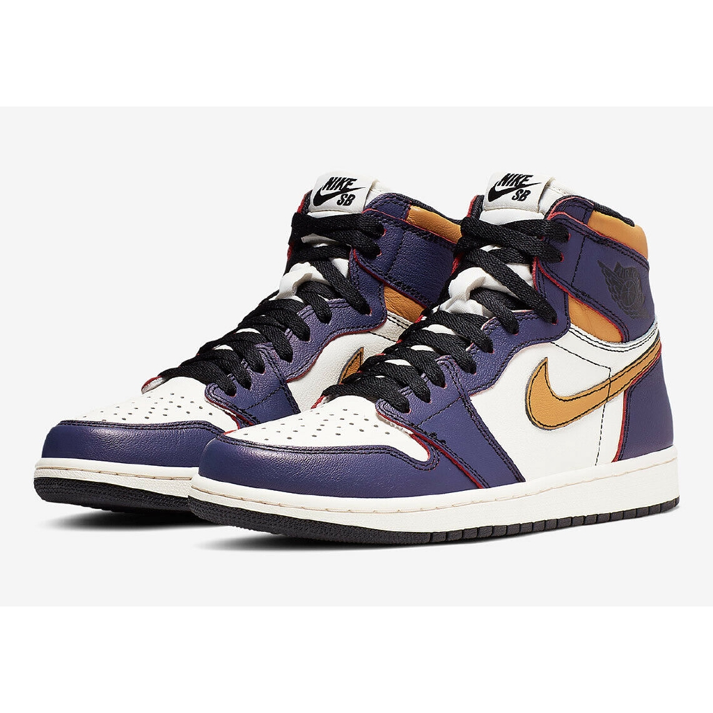 Nike Air Jordan 1 High OG Defiant SB Lakers La To Chicago UK 8 9 10 11 US  AJ1 | Shopee Malaysia