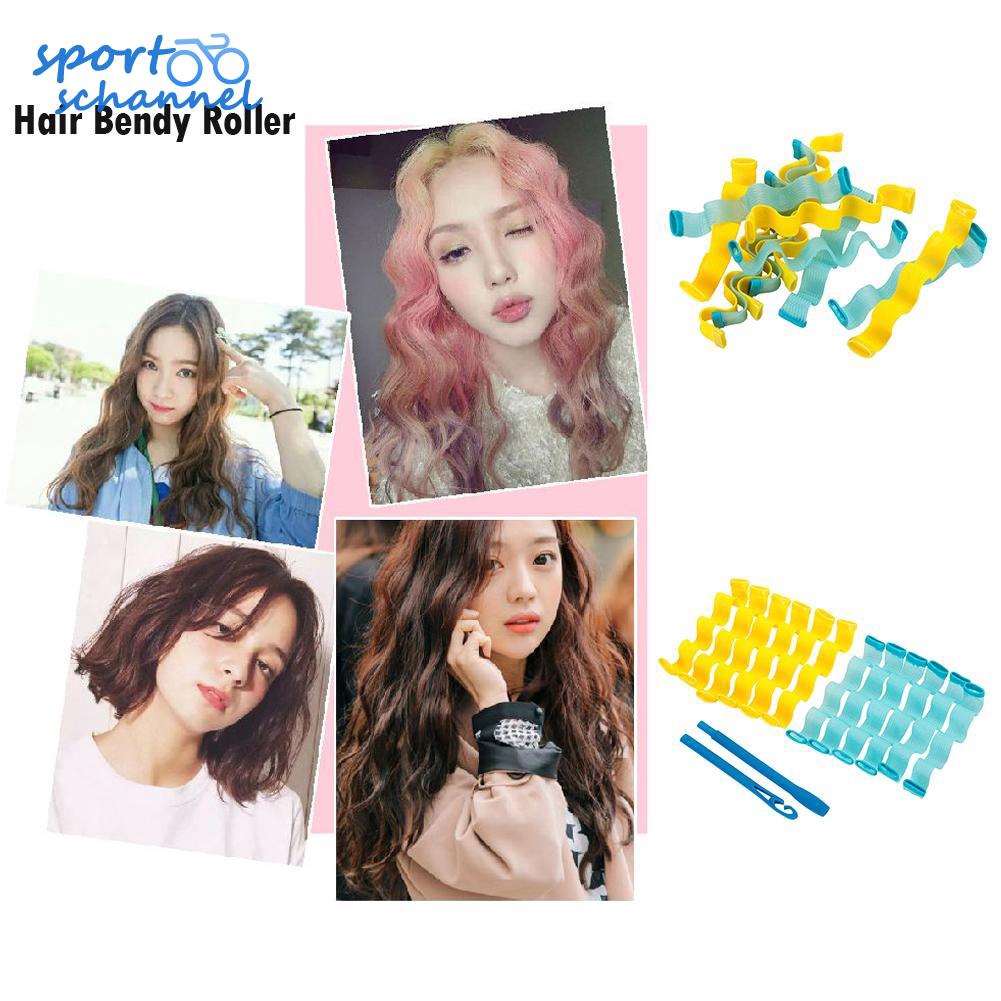 Ready Stock Soft Magic Hair Curler Bendy Roller Curl Diy Salon