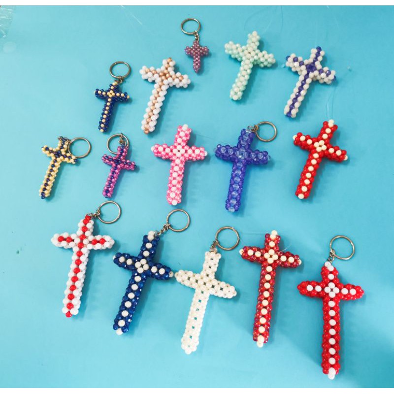 Ready Stock Diy Handmade Bead Cross 手工制作十字架 Shopee Malaysia