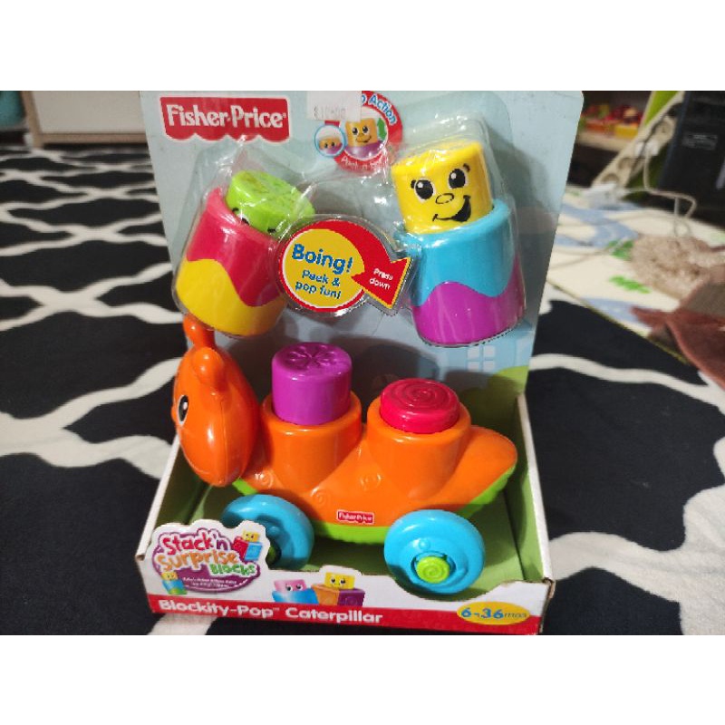 !! Children's Educational Toys Fisher Price BlockityPop Caterpillar
