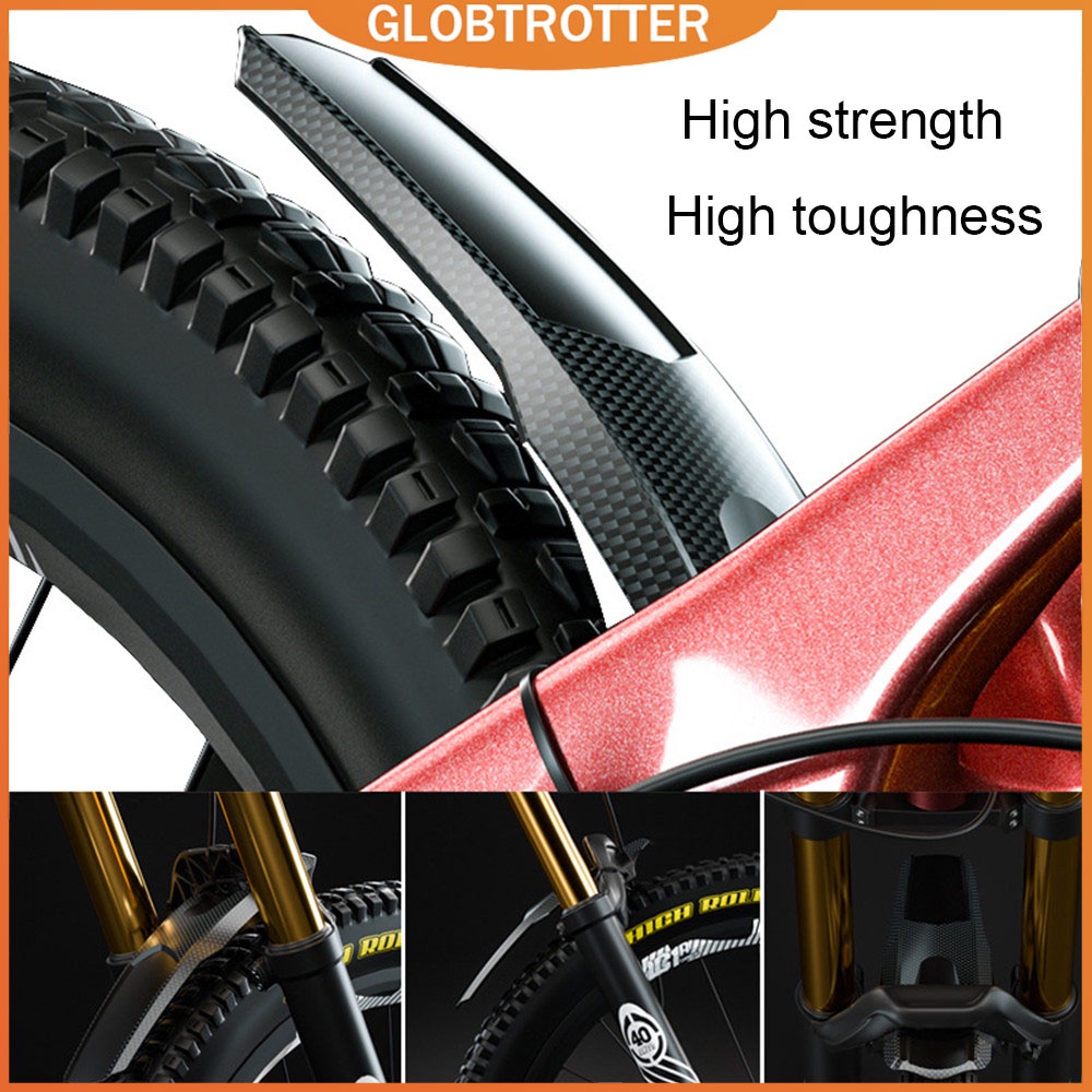 2pcs Bicycle Mud Guard Set Mountain Bike Mudguards MTB Front Rear Fenders Wing H 2pcs Bicycle Mud Guard Set Mountain Bike Mudguards MTB Front Rear Fenders Wing H
