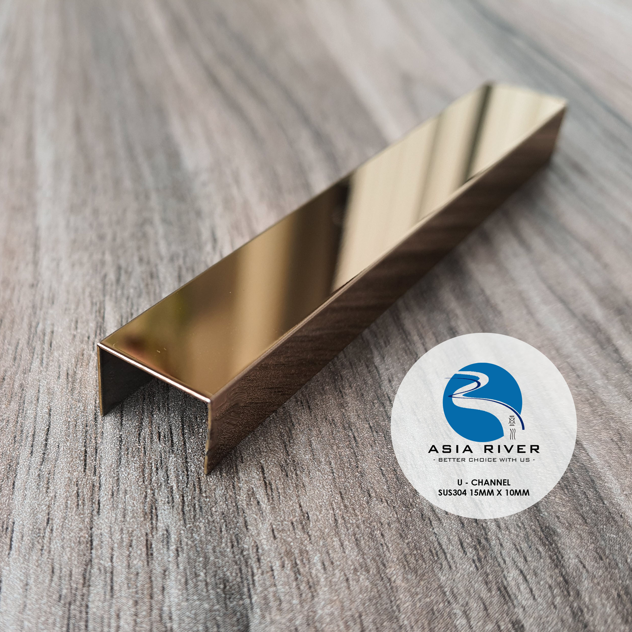 Ready Stock Gold Mirror Stainless Steel U Channel Inlay Shopee Malaysia