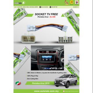 Socket TV Free (Bypass VIM) Perodua Aruz  Shopee Malaysia