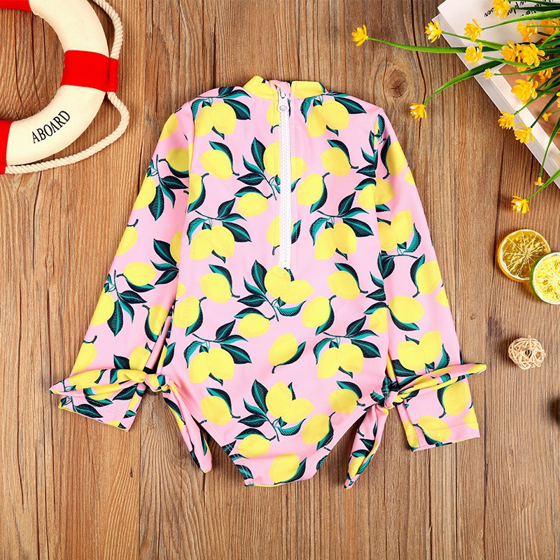baby girl lemon swimsuit