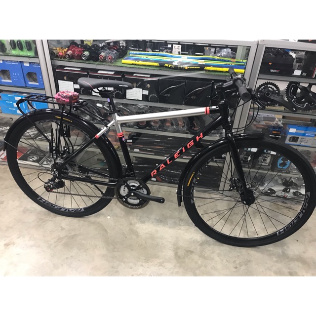 BASIKAL TOURING BIKE 700C RALEIGH WITH SHIMANO 21 SPEED | Shopee Malaysia